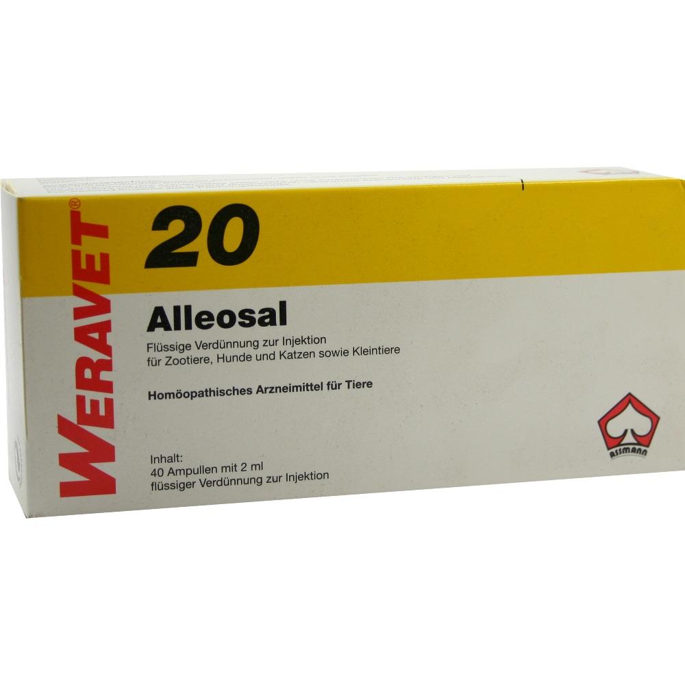 ALLEOSAL 20 Amp.f.Hunde/Katzen/Klein-u.Zootiere 40X2 ml Ampullen