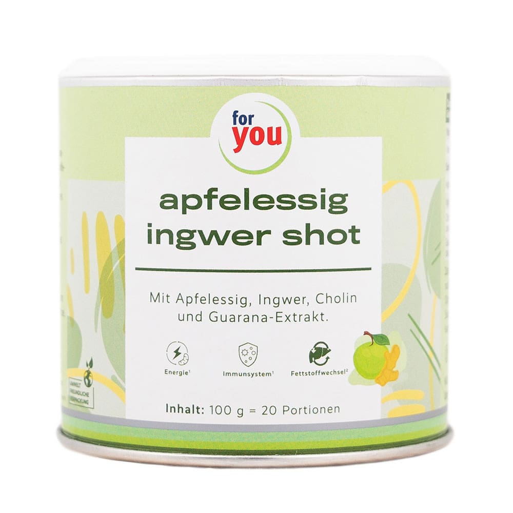 for you apfelessig ingwer shot 100 g Pulver