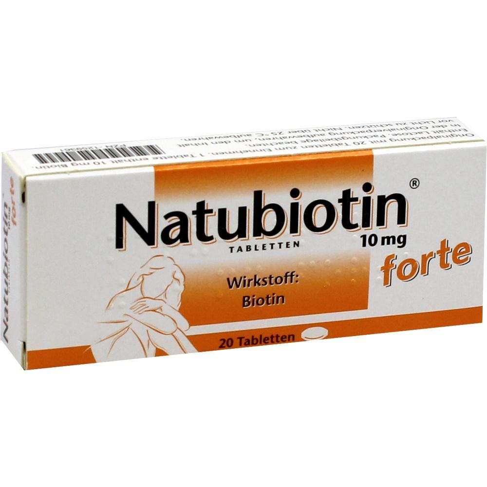NATUBIOTIN 10 mg forte Tabletten 20 St Tabletten