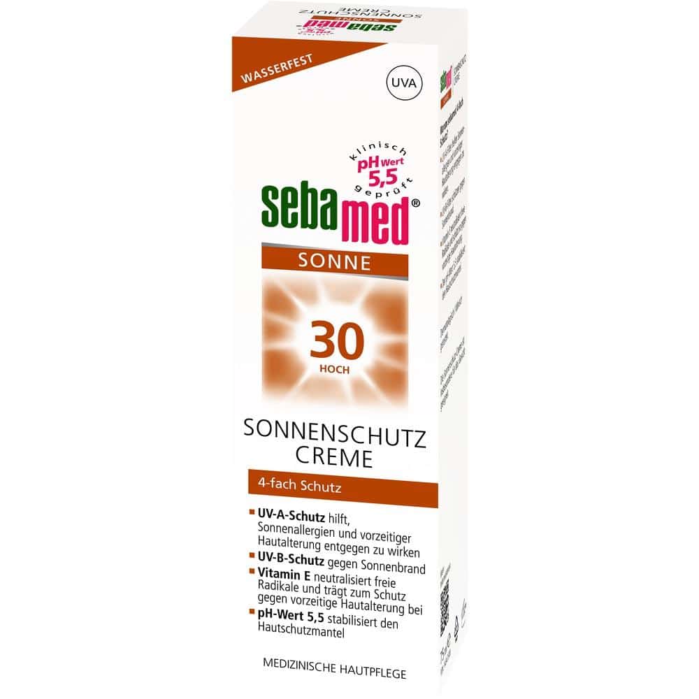 sebamed SONNENSCHUTZ CREME LSF 30 75 ml Creme