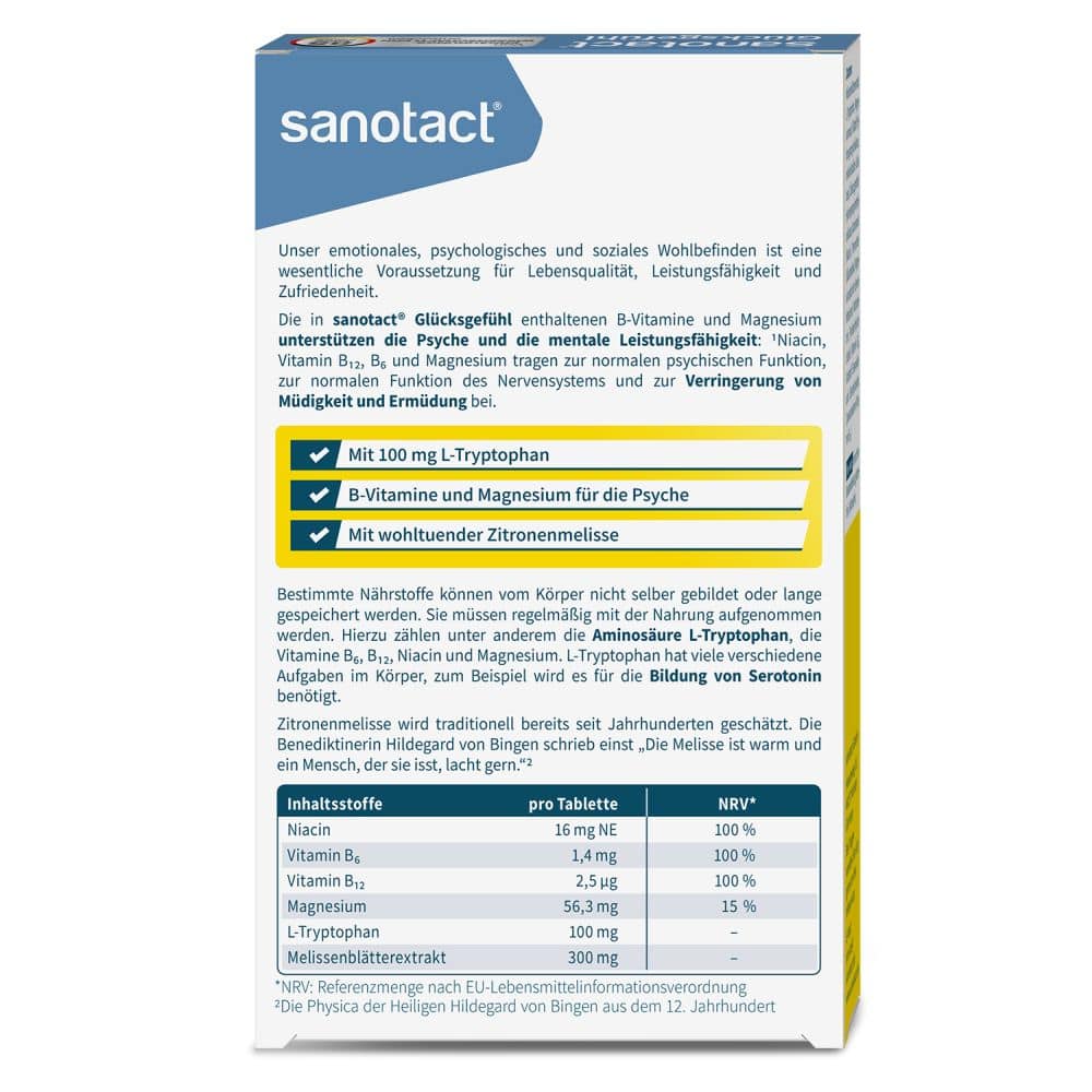 sanotact Glücksgefühl 20 St Tabletten