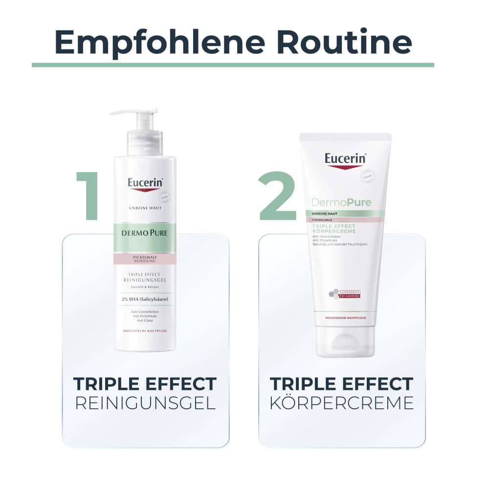 Eucerin DERMOPURE TRIPLE EFFECT KÖRPERCREME + 3 € sparen* 200 ml Creme
