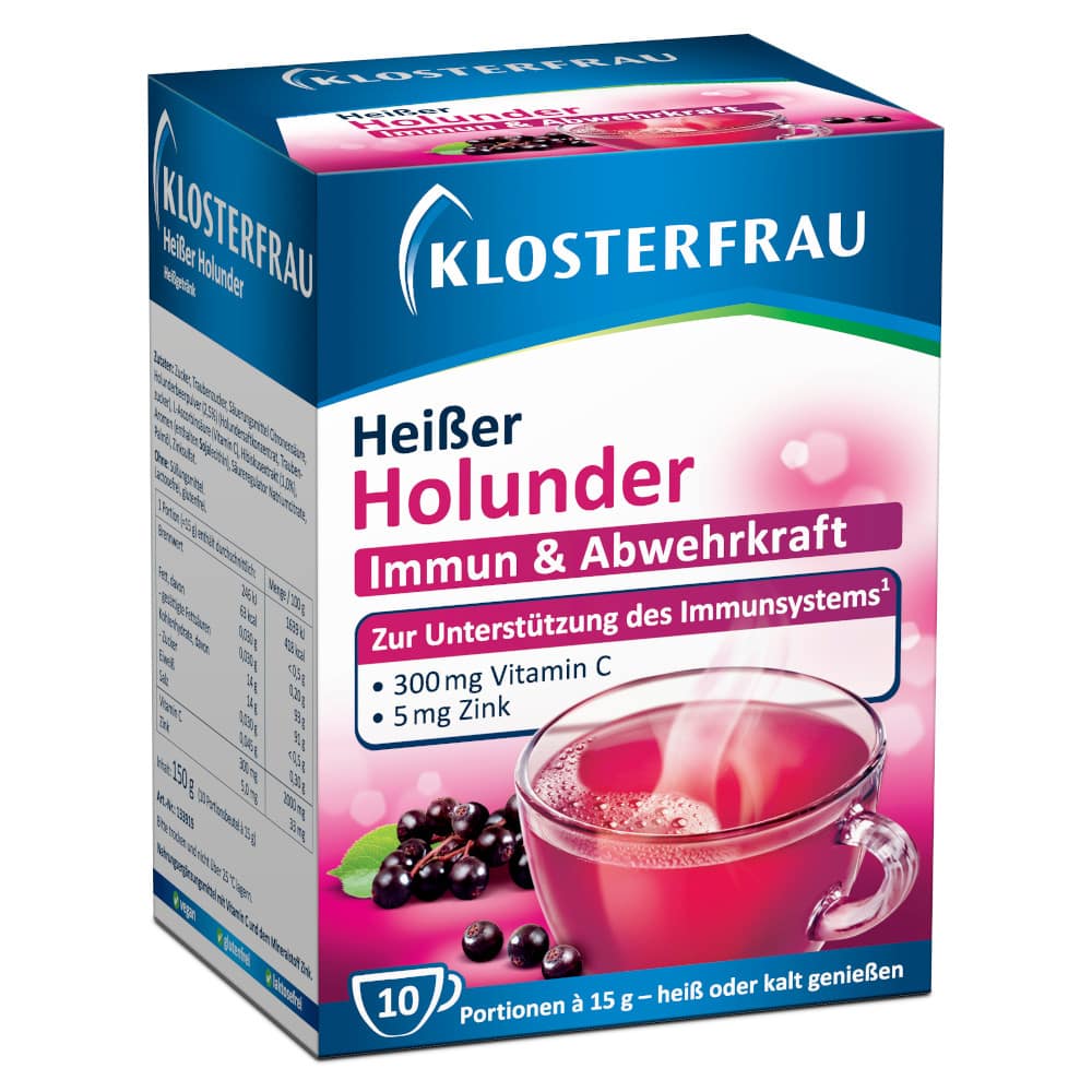 KLOSTERFRAU Broncholind Heißer Holunder Granulat 10X15 g Granulat