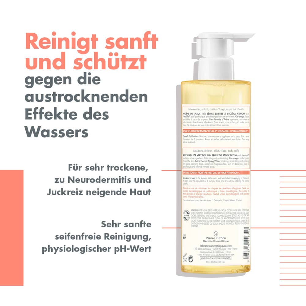 Avène XeraCalm A.D Rückfettendes Reinigungsöl 400 ml Öl