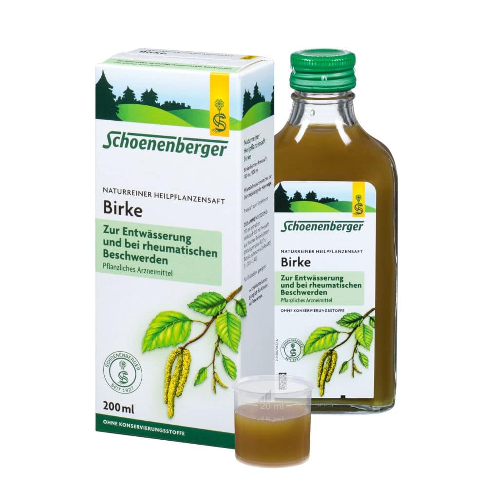Schoenenberger Naturreiner Heilpflanzensaft Birke 200 ml Saft