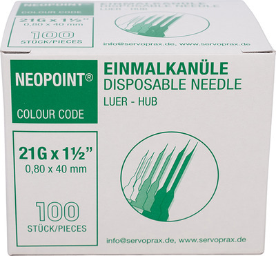 KANÜLEN Neopoint 2 0,80x40 100 St Kanüle