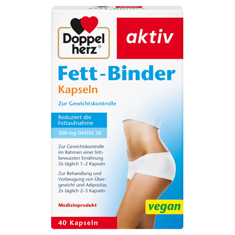 Doppelherz aktiv Fett-Binder Kapseln 40 St Kapseln