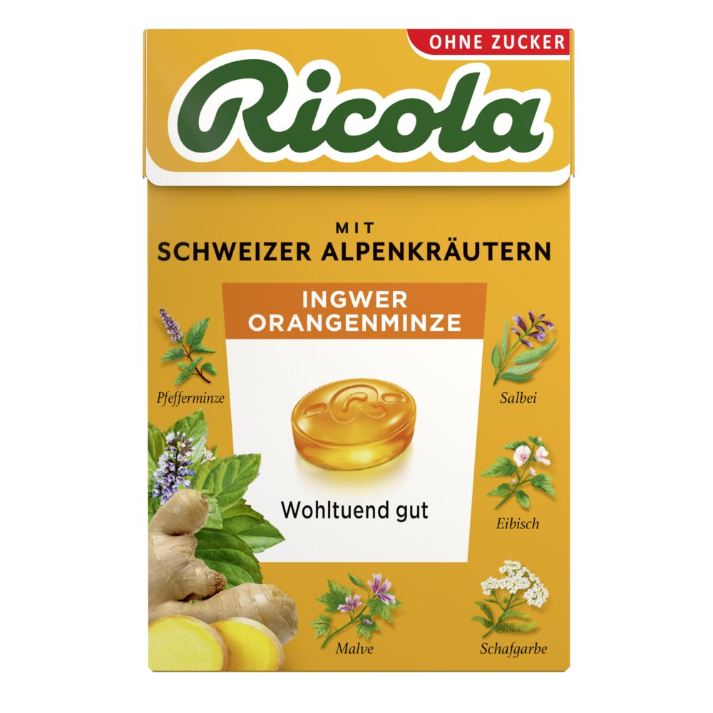 Ricola MIT SCHWEIZER ALPENKRÄUTERN 50 g Bonbons