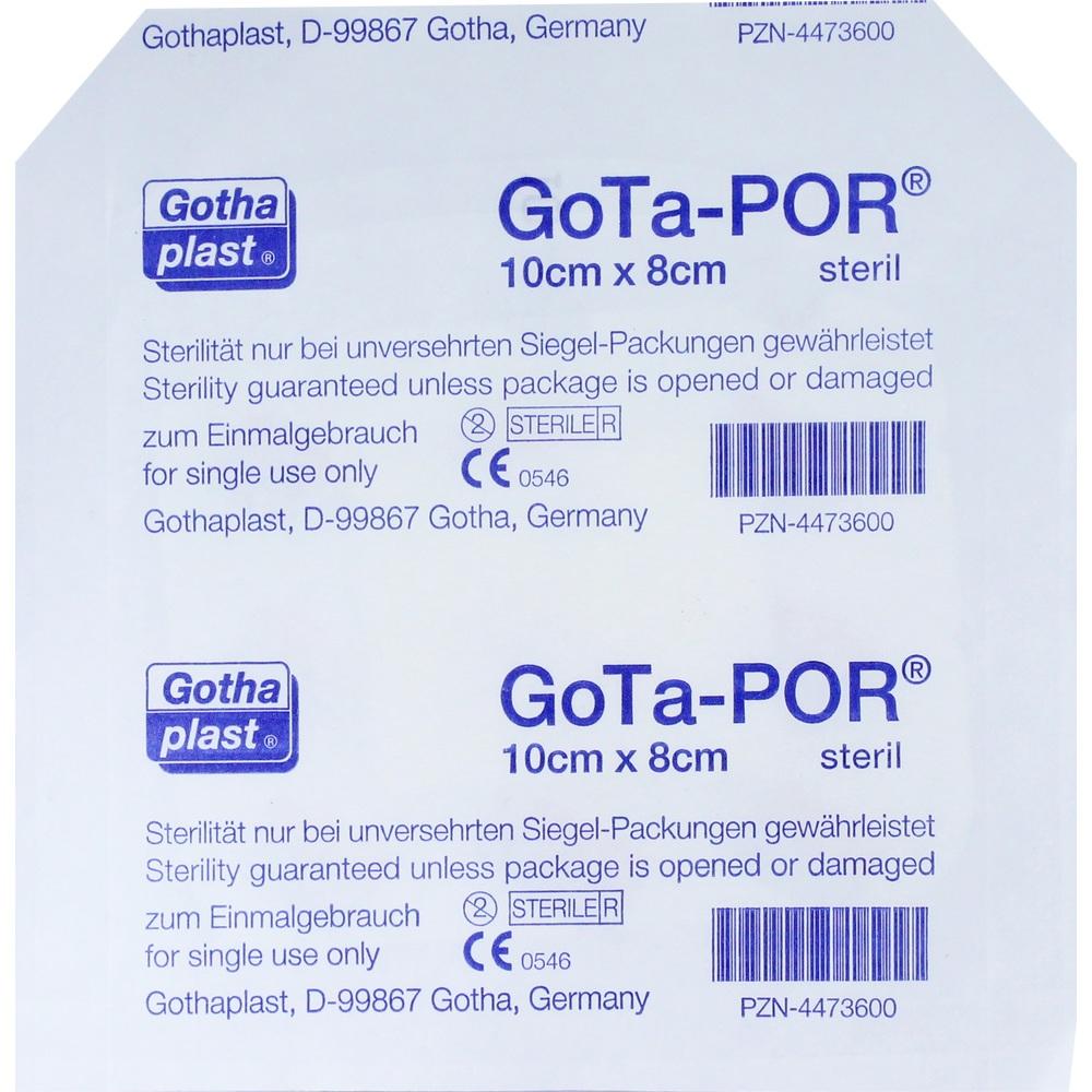 GOTA-POR Wundpflaster steril 80x100 mm 1 St Pflaster