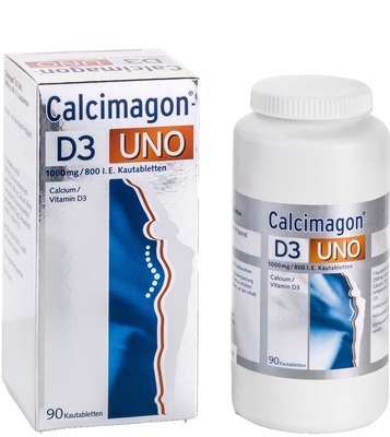 Calcimagon-D3 UNO 1000mg/800 I.E. 90 St Kautabletten
