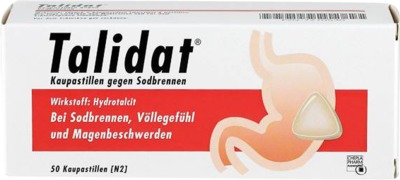 Talidat Kaupastillen gegen Sodbrennen 50 St Pastillen