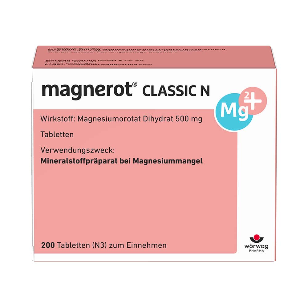 magnerot CLASSIC N 200 St Tabletten