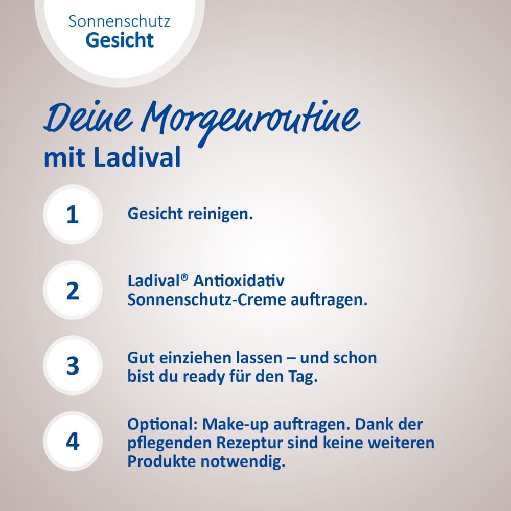 Ladival Antioxidativ Sonnenschutz-Creme Gesicht LSF 50+ 50 ml Creme