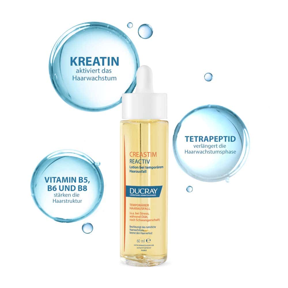 DUCRAY CREASTIM REACTIV Lotion bei temporärem Haarausfall 60 ml Lotion