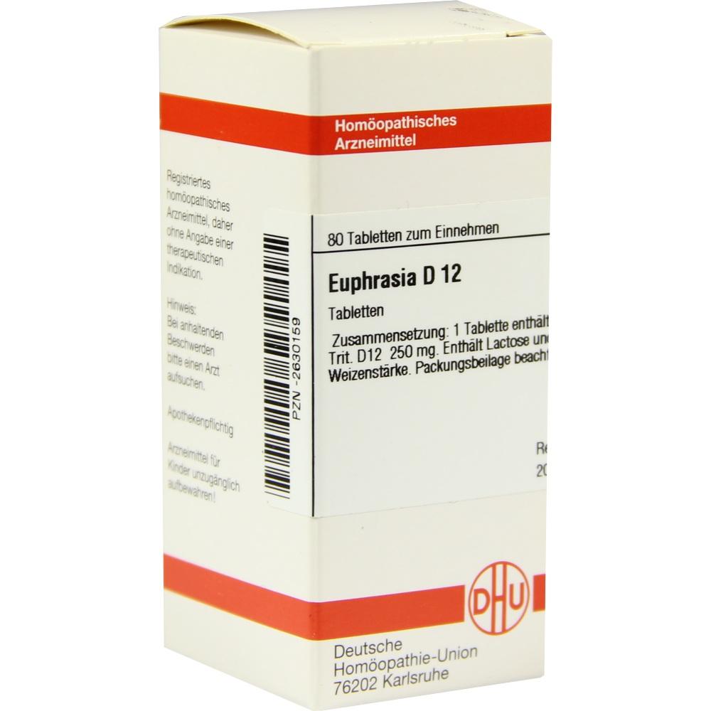 EUPHRASIA D 12  80 St Tabletten