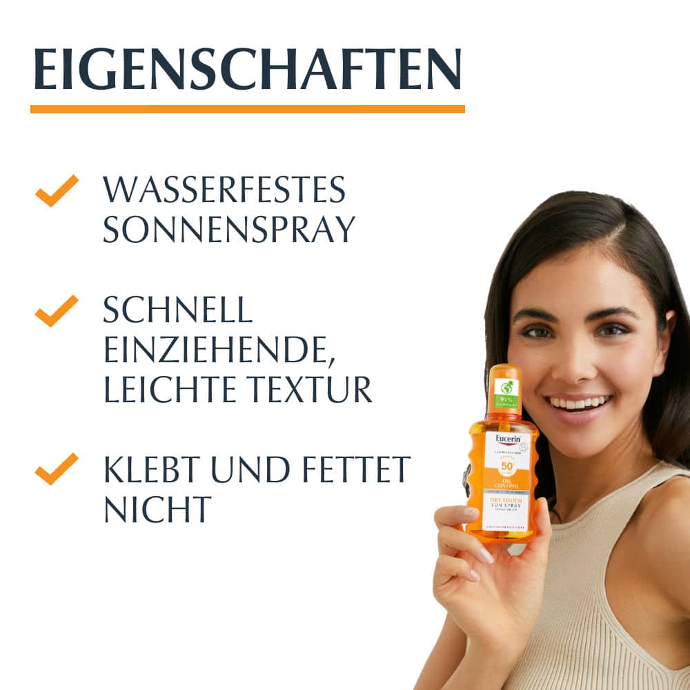 Eucerin OIL CONTROL DRY TOUCH SUN SPRAY LSF 50+ 200 ml Spray
