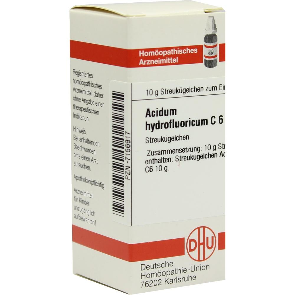 ACIDUM HYDROFLUORICUM C 6 Globuli 10 g Globuli