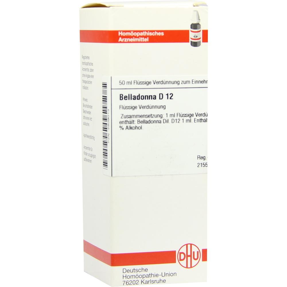 BELLADONNA D 12 Dilution 50 ml Dilution