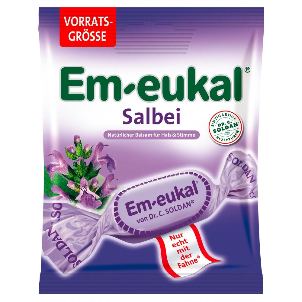 Em-eukal Salbei zuckerhaltig 150 g Bonbons