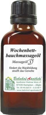 Wochenbettbauchmassageöl  50 ml Öl