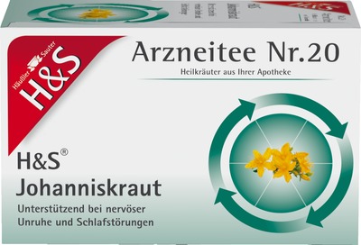 H&S Arzneitee Johanniskraut 20X2.0 g Filterbeutel