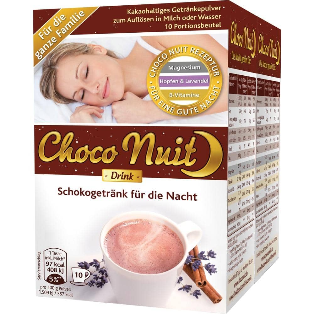CHOCO NUIT Gute-Nacht-Schokogetränk Pulver 20 St Pulver