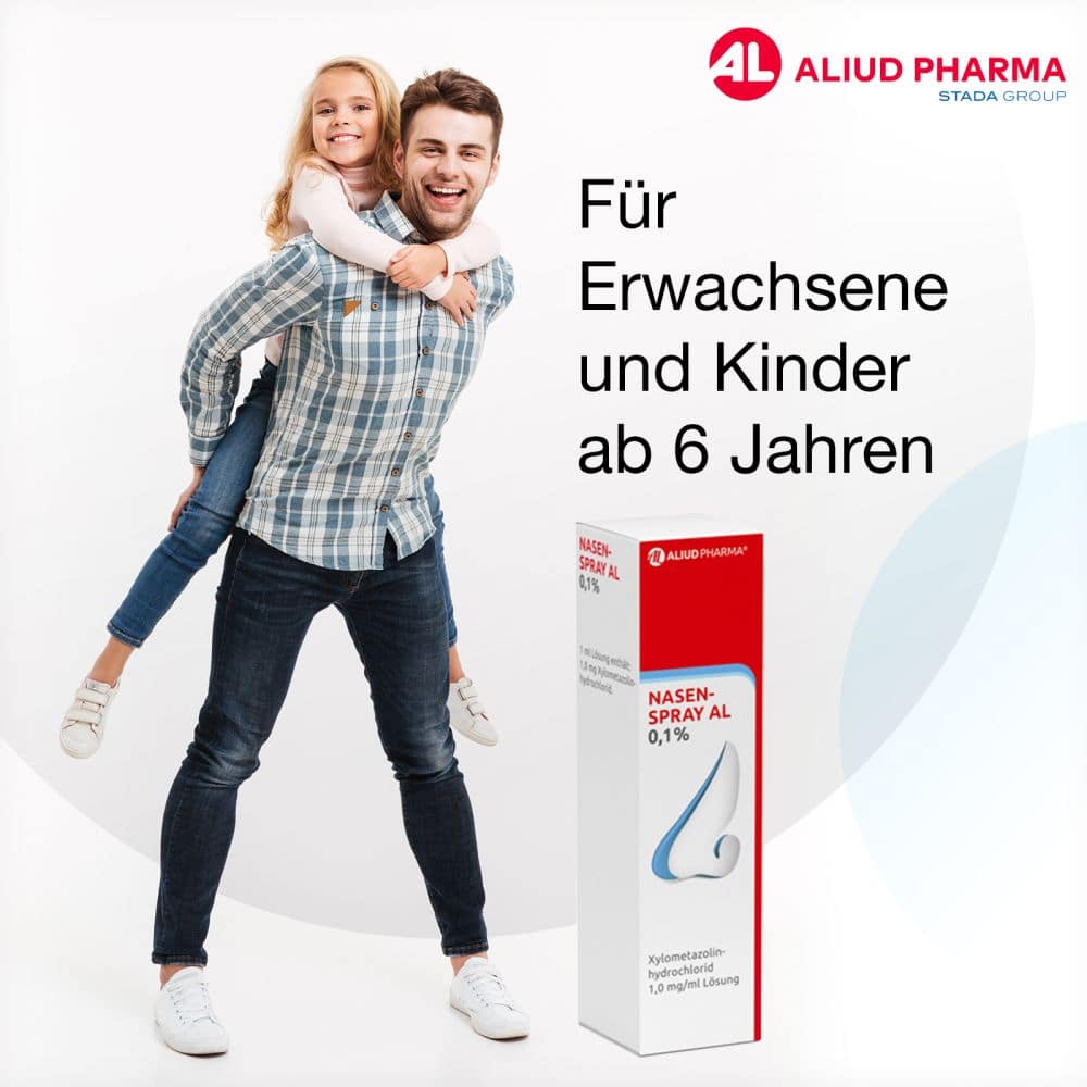 Nasenspray AL 0,1 % bei Schnupfen