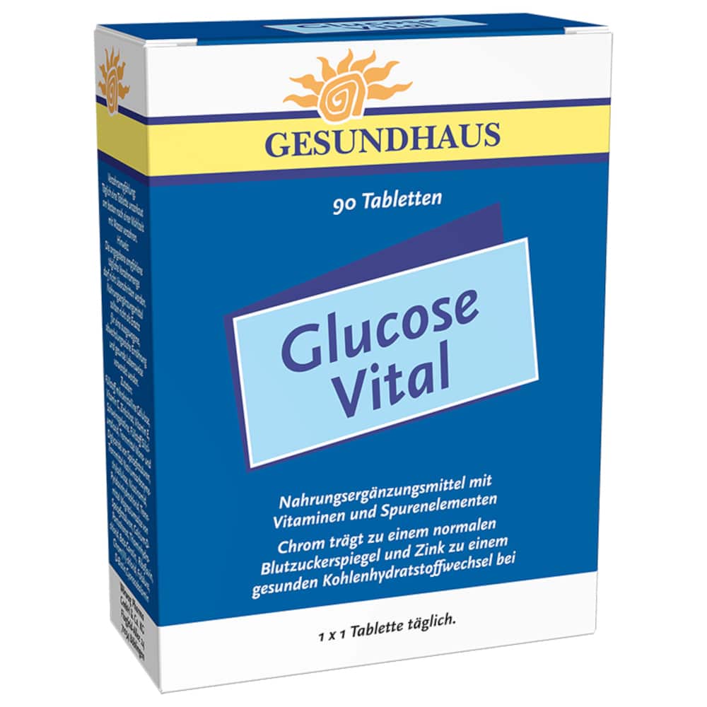 GESUNDHAUS Glucose Vital 90 St Tabletten