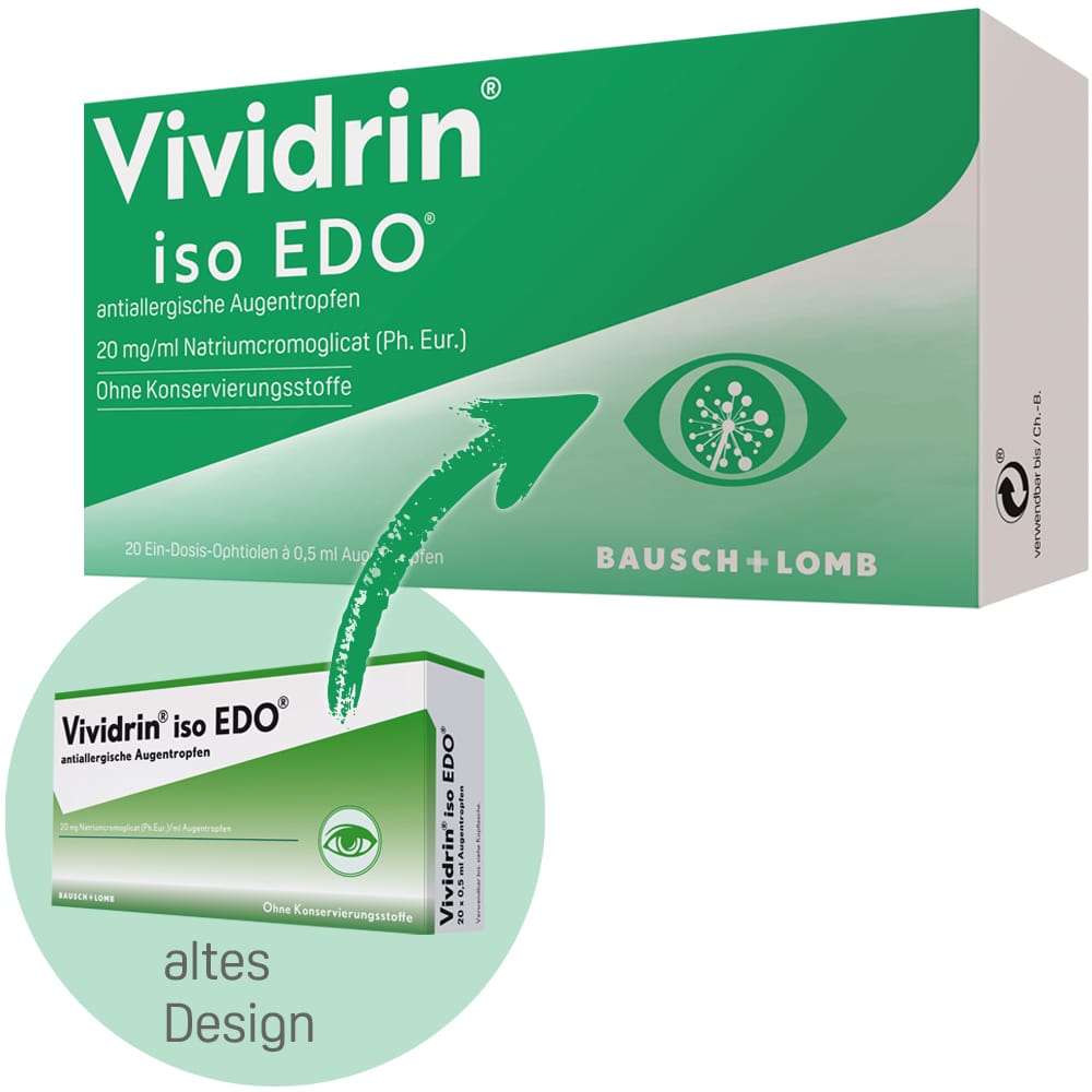 Vividrin iso EDO antiallergische Augentropfen 20X0.5 ml Augentropfen