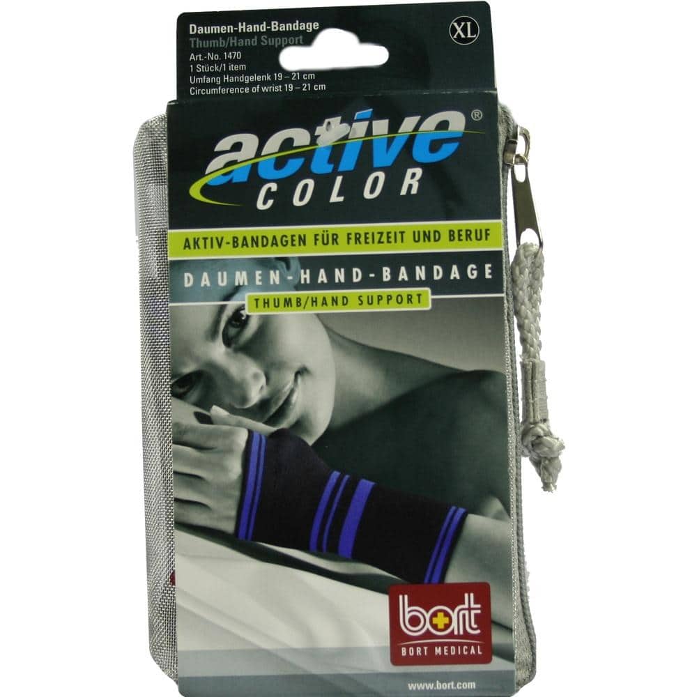 BORT ActiveColor Daumen Hand Band.x-large schw. 1 St Bandage