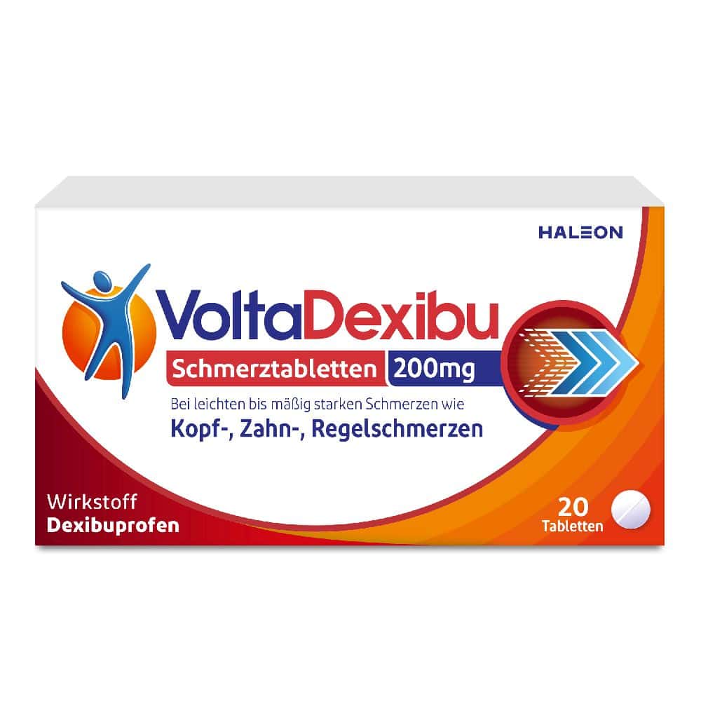 VoltaDexibu Schmerztabletten 200 mg 20 St Filmtabletten