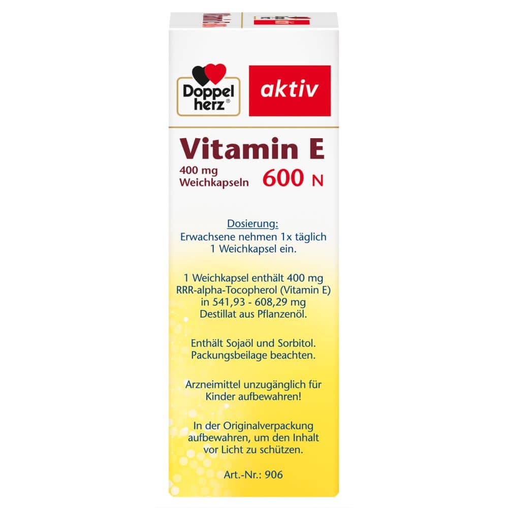 Doppelherz aktiv Vitamin E 600 N 40 St Kapseln