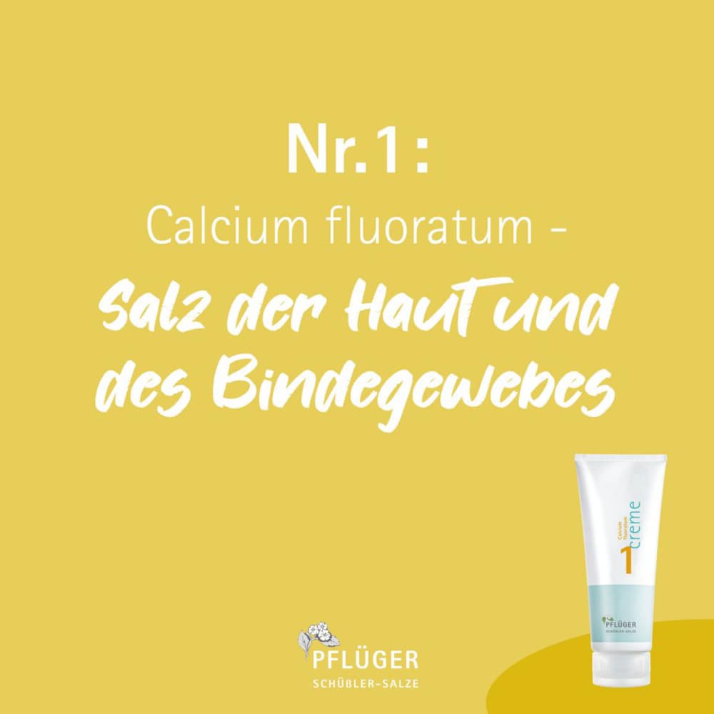 Schüßler-Salz Nr. 1 Calcium fluoratum D4 75 g Creme