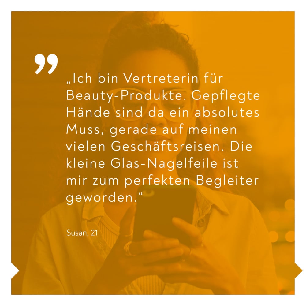 BIO-H-TIN Schonende Glas-Nagelfeile Set 1 St