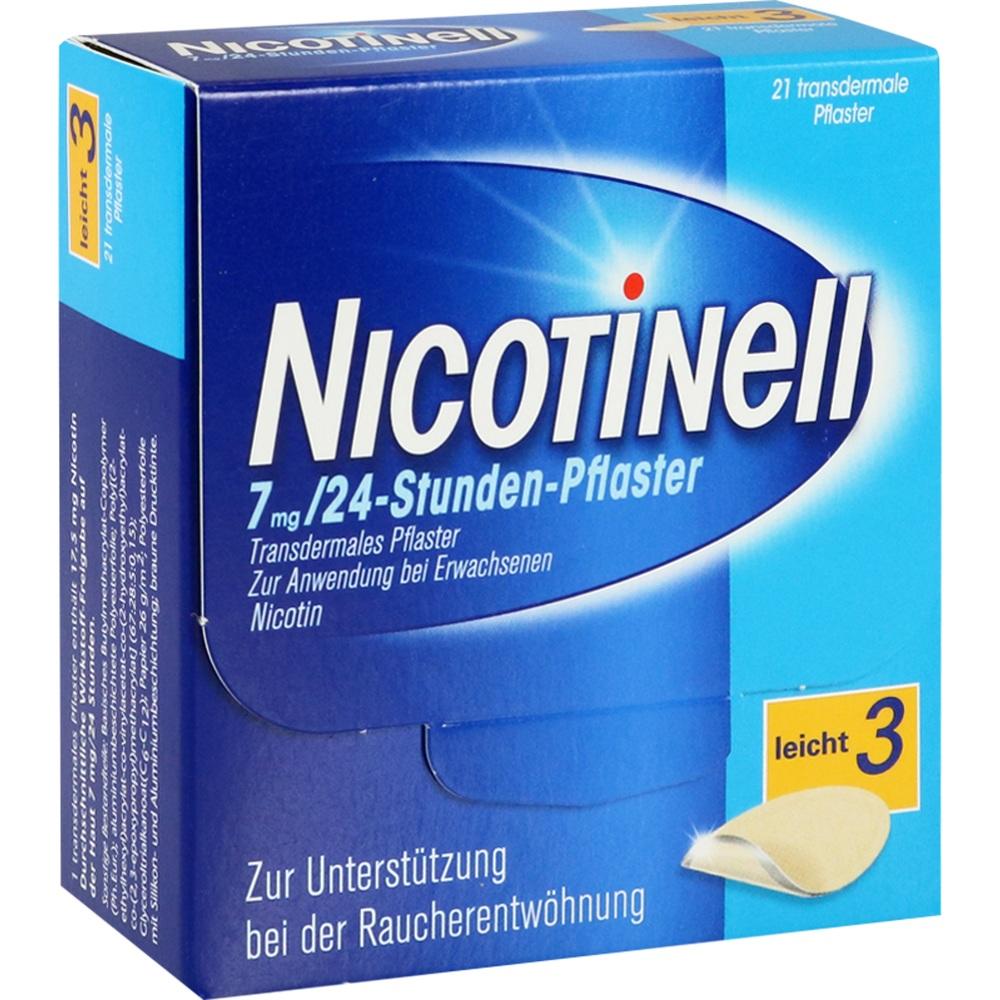 NICOTINELL 7mg/24 Stunden 21 St Pflaster transdermal