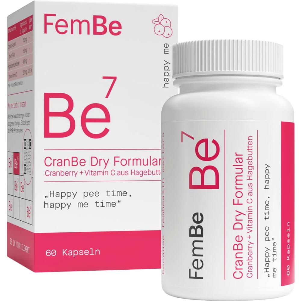 FemBe Be7 CranBe Dry Formular 60 St Kapseln