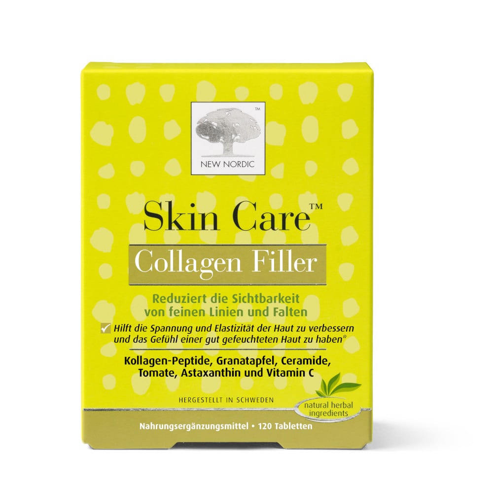 NEW NORDIC Skin Care Collagen Filler 120 St Tabletten