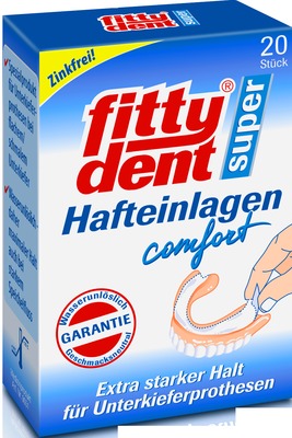 FITTYDENT super Haftkleber Einlagen 20 St