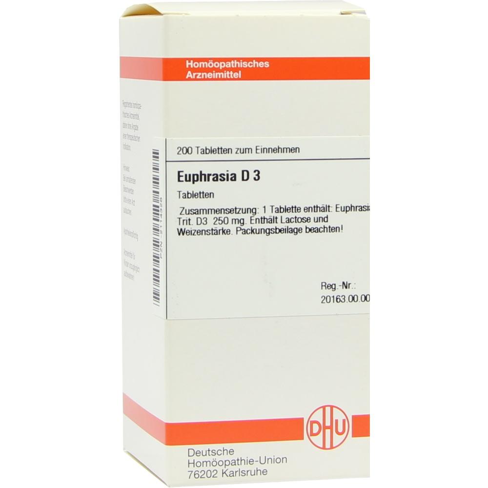 EUPHRASIA D 3 Tabletten 200 St Tabletten