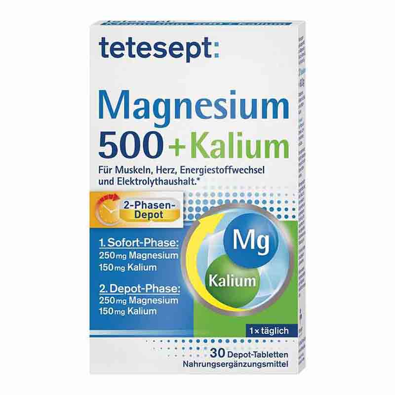 tetesept Magnesium 500 + Kalium 30 St Tabletten