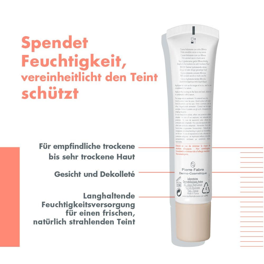 Avène Hydrance BB-REICHHALTIG Feuchtigkeitscreme getönt 40 ml Creme