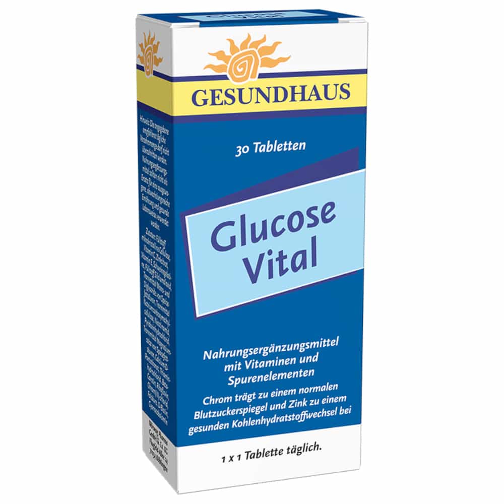 GESUNDHAUS Glucose Vital 30 St Tabletten