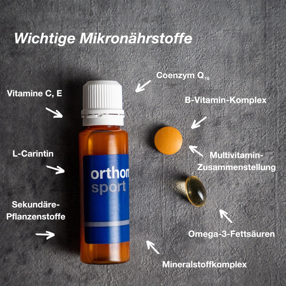 orthomol sport 30 St Trinkampullen