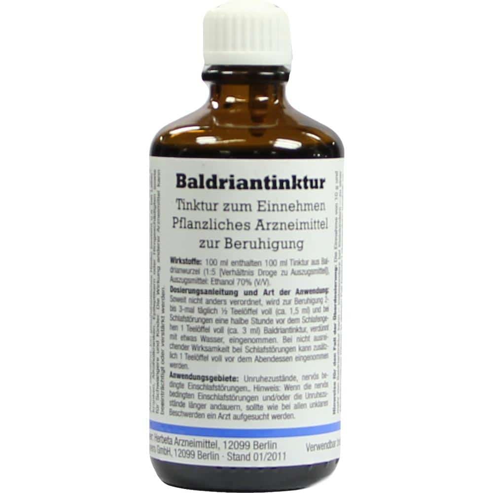 BALDRIANTINKTUR Herbeta DAB 8 100 ml Tinktur
