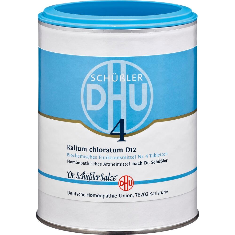 DHU Schüssler-Salz Nr. 4 Kalium chloratum D 6 1000 St Tabletten