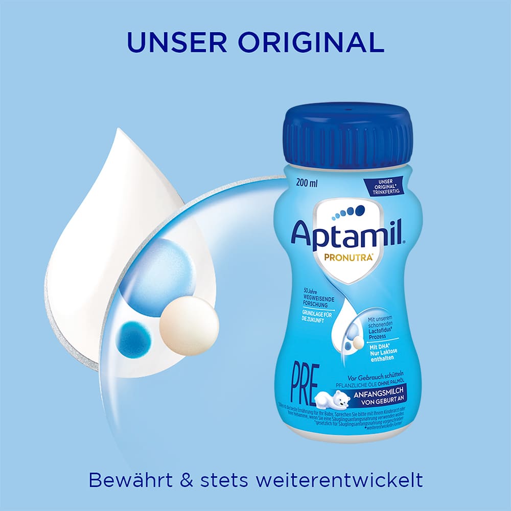 Aptamil PRE ANFANGSMILCH trinkfertig 200 ml Flüssigkeit