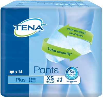TENA PROskin Pants PLUS XS 4X14 St