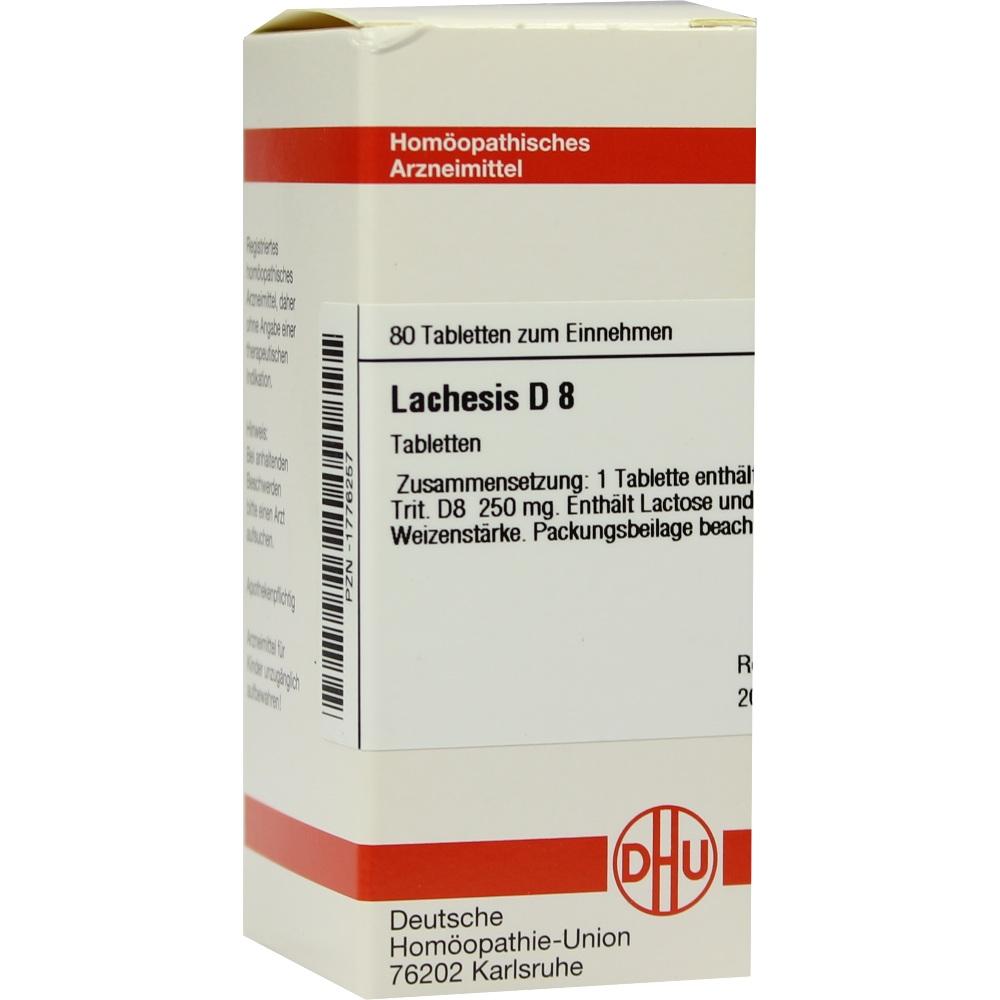 LACHESIS D 8 Tabletten 80 St Tabletten