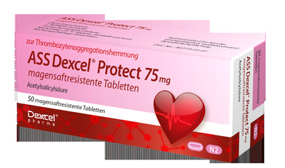 ASS Dexcel Protect 75mg 50 St Tabletten magensaftresistent