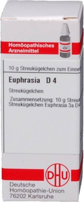 EUPHRASIA D 4 Globuli 10 g Globuli